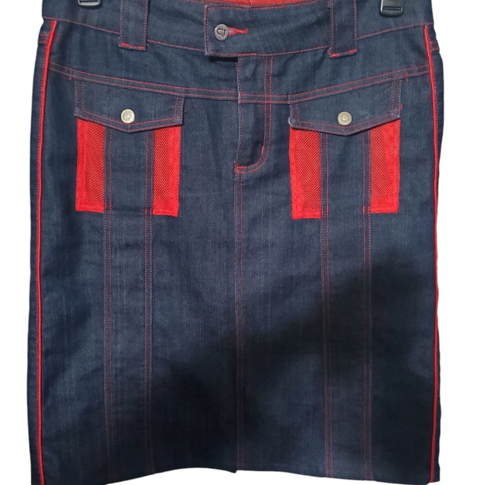 CREST JEAN SKIRT 8/10 MEDIUM NWOT
